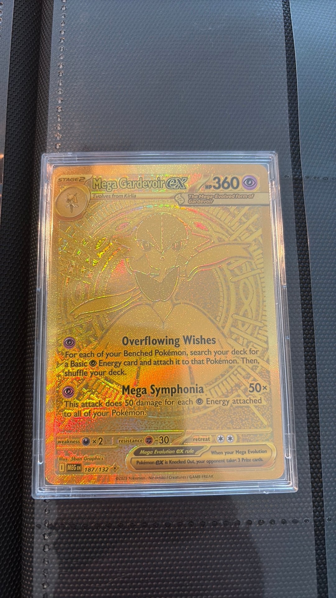 Mega gardevoir ex 187/132, Ophalen, Zo goed als nieuw