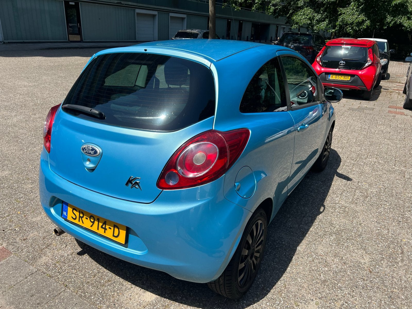 Ford Ka 1.2 51KW 2010 Blauw, Voorwielaandrijving, 1242 cc, 4 cilinders, Handgeschakeld