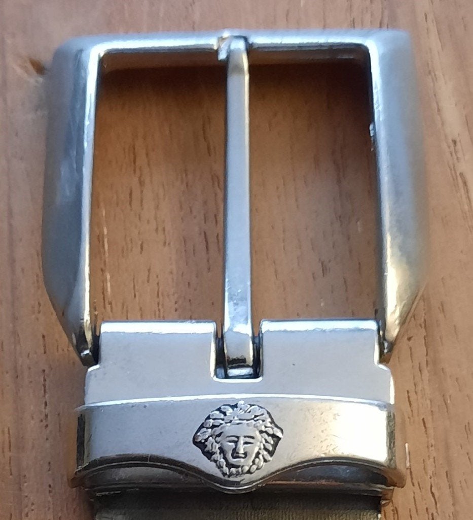 Uniseks buckle/gesp broekriem 30 mm breed/3,3 mm dik H, Kleding | Heren, Losse buckle of gesp, Overige kleuren, Minder dan 95 cm