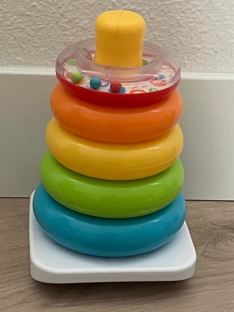 Fisher-Price kleurenringpiramide, Ophalen of Verzenden, Zo goed als nieuw, Speelset