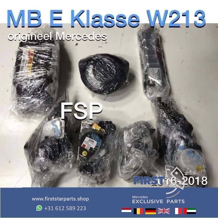 W213 AMG airbag set origineel Mercedes 2016-2018 + 4 gordels, Gebruikt, -, Ophalen of Verzenden, -