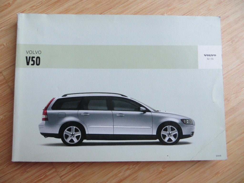 Instructieboek Volvo V50 2004, modeljaar 2005, Ophalen of Verzenden