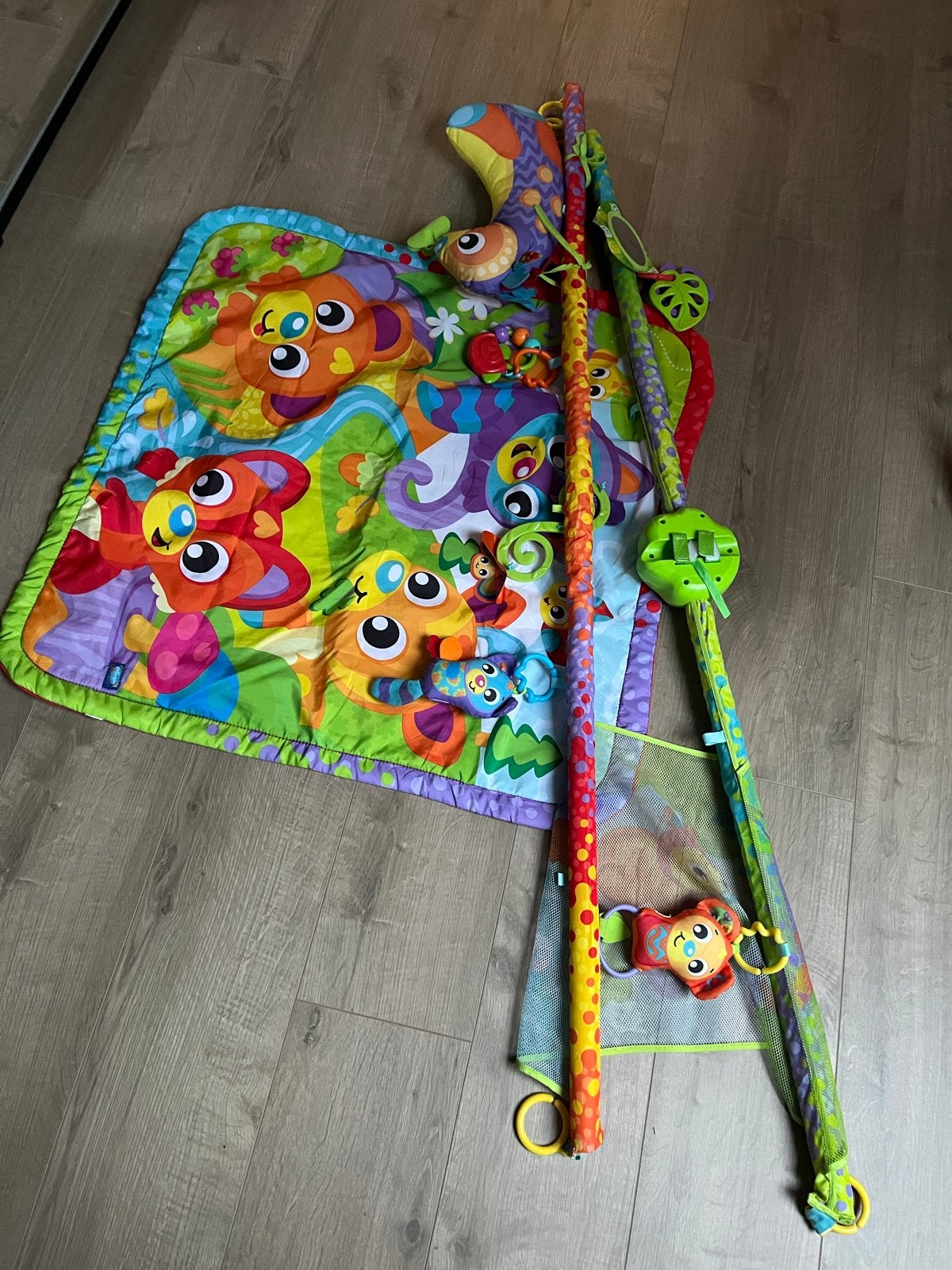 Playgro Vrolijk speelkleed met babygym, speeltjes en muziek, Ophalen, Gebruikt, Speelkleed