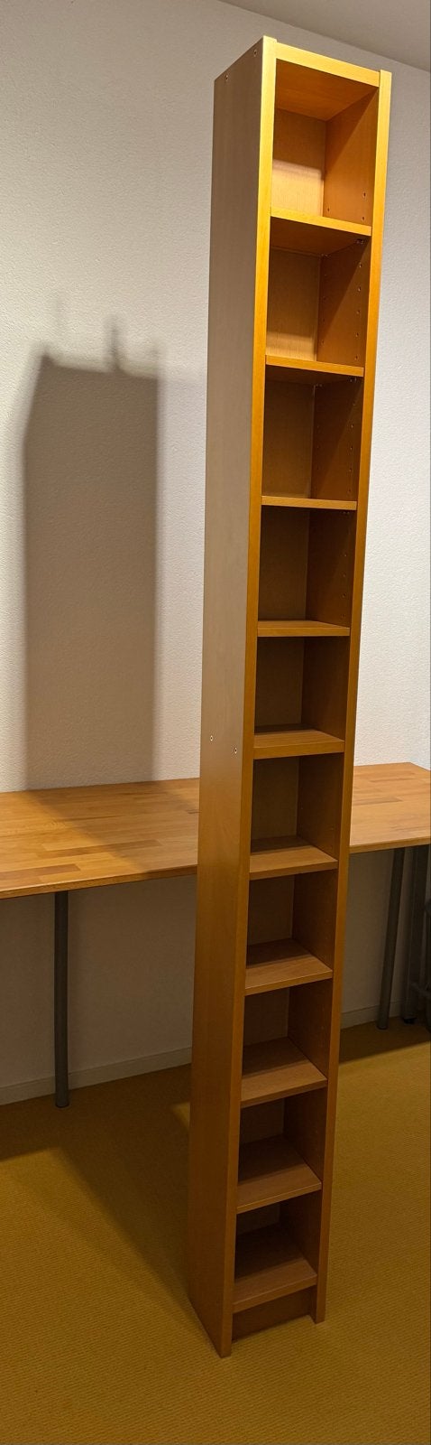 IKEA Benno CD/DVD kast houtkleur, Ophalen, Gebruikt, 150 discs of meer, Hout