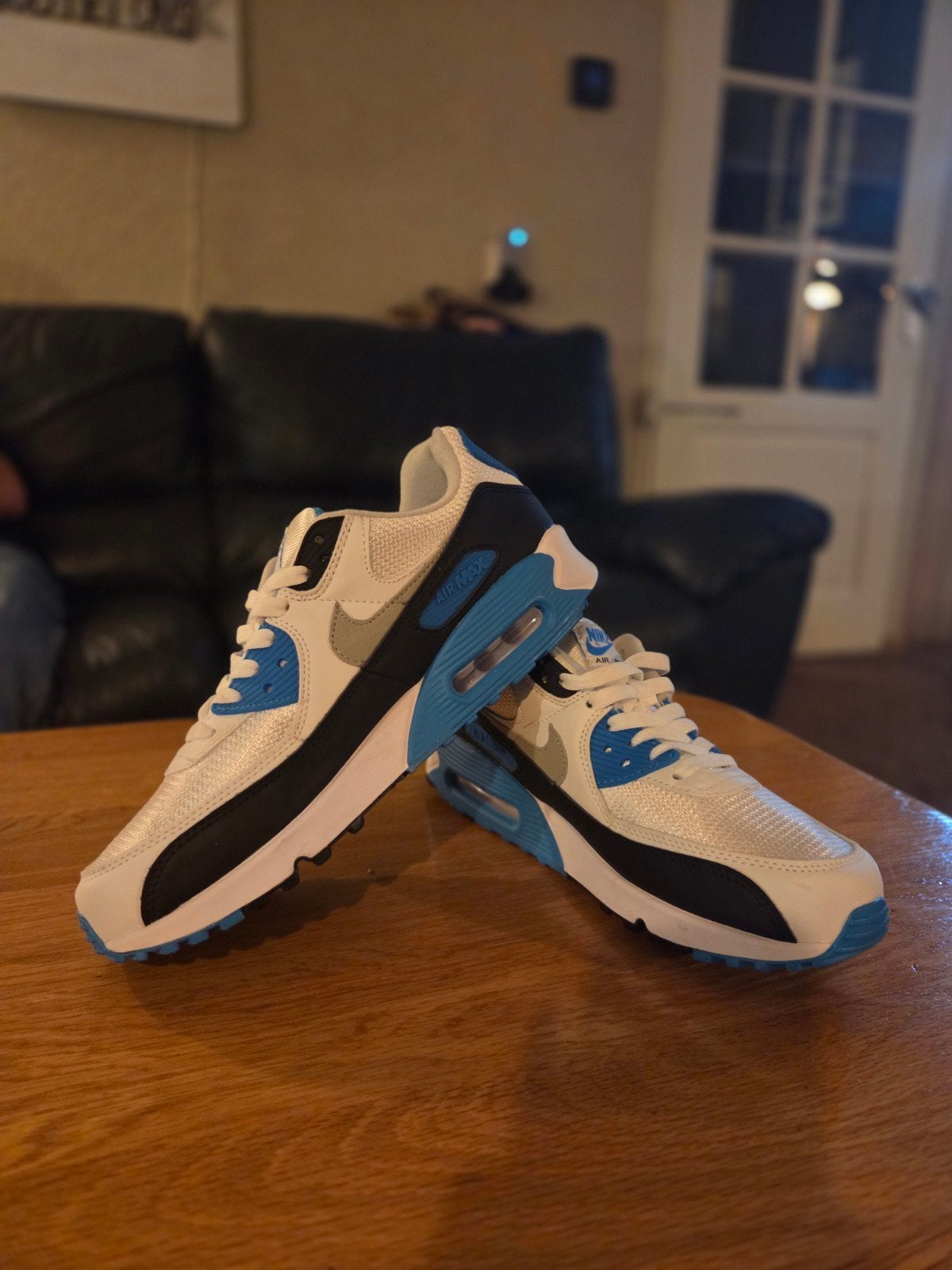 Nike Air Max 90 - Maat 44 - Zo goed als nieuw, Nike air max, Blauw, Ophalen of Verzenden, Zo goed als nieuw