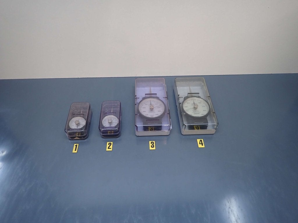 4x Correx Krachtmeter / kracht meter /  tension  gauge, Doe-het-zelf en Verbouw, Niet ingevuld, Niet ingevuld, Ophalen of Verzenden