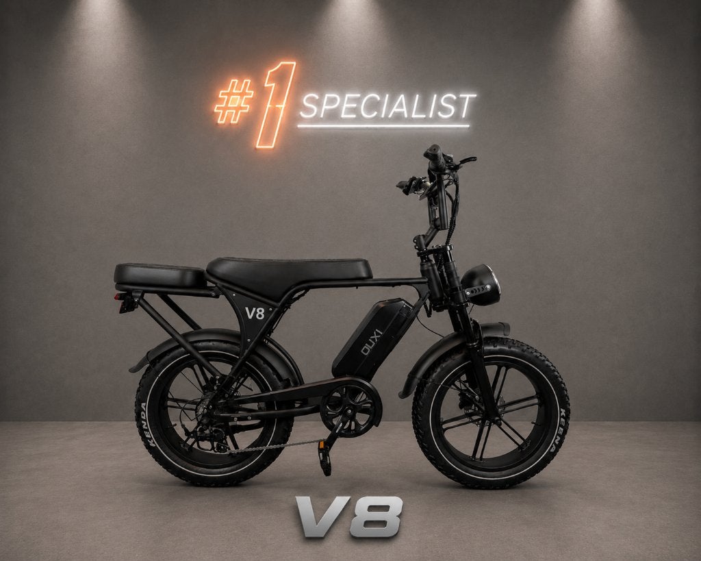 Fatbike OUXI V8 6.0 | Gratis kettingslot | Garantie