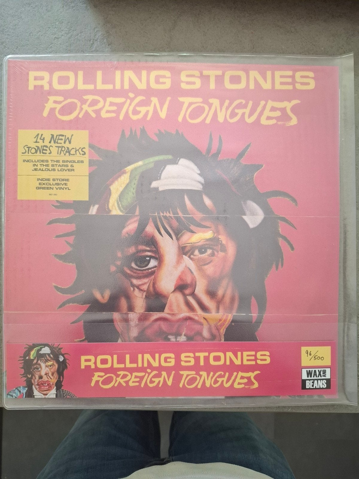 Rolling stones foreign tongues wax and beans uitvoering, Ophalen of Verzenden