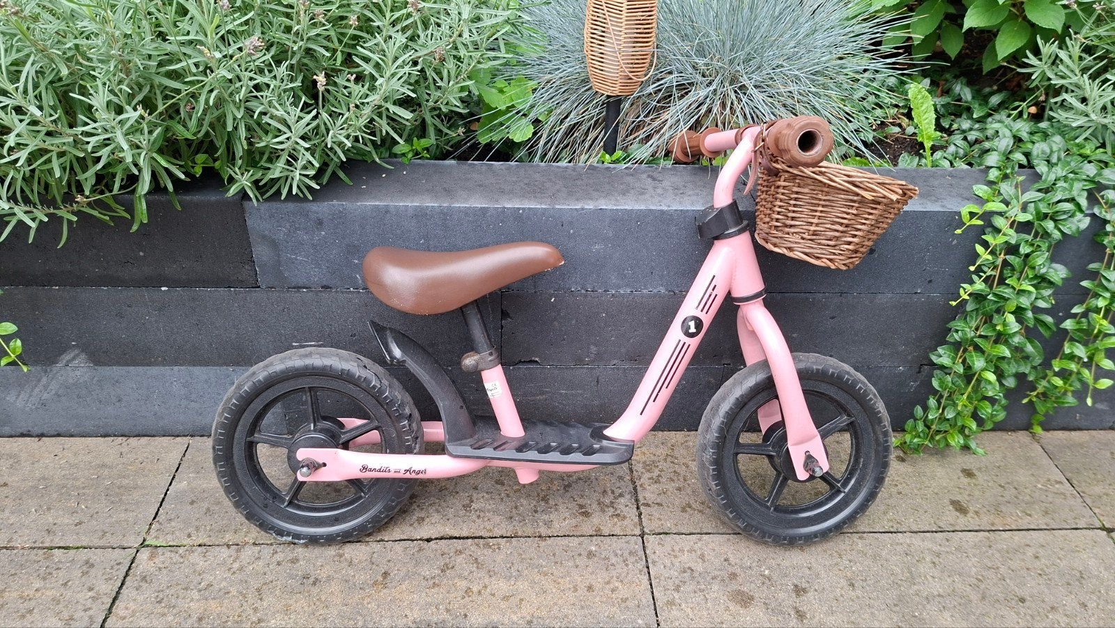 Bandits & Angels Metalen Loopfiets Starter Roze, Fietsen en Brommers, Ophalen, Gebruikt, Minder dan 16 inch, Bandits & Angels