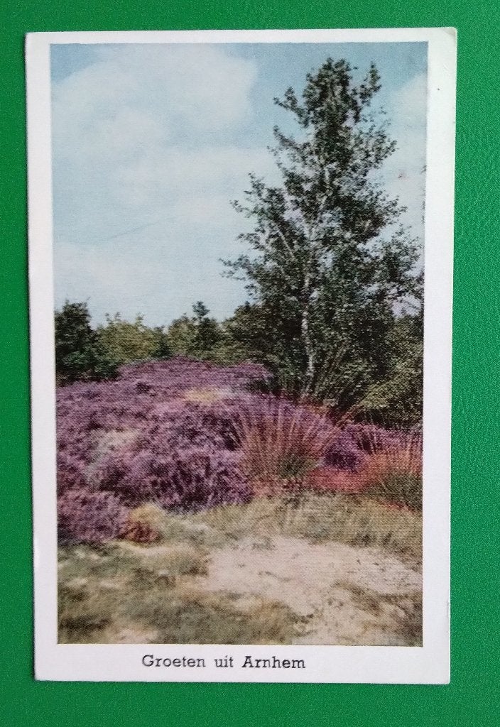 Groeten uit Arnhem. 1957 klf, Verzenden, 1940 tot 1960, Gelopen, Gelderland