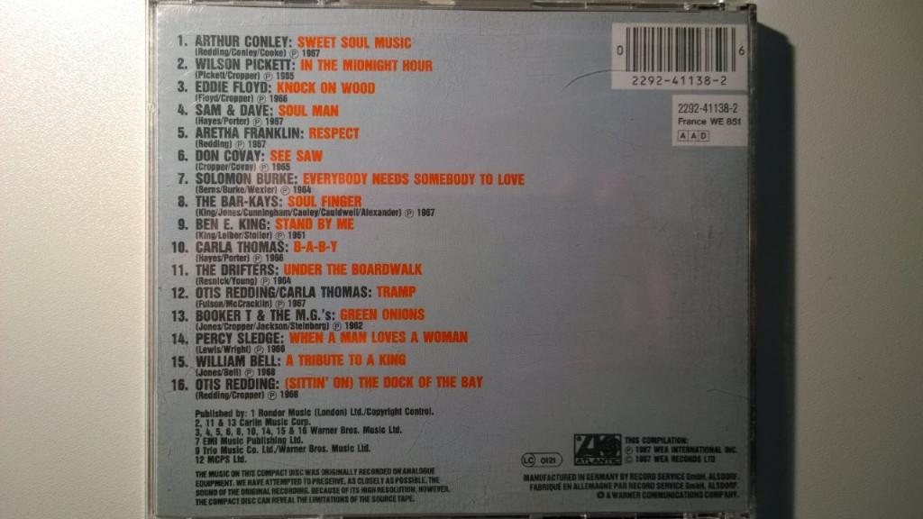 Atlantic Soul Classics, Cd's en Dvd's, Cd's | Verzamelalbums, Ophalen of Verzenden, Zo goed als nieuw, R&B en Soul