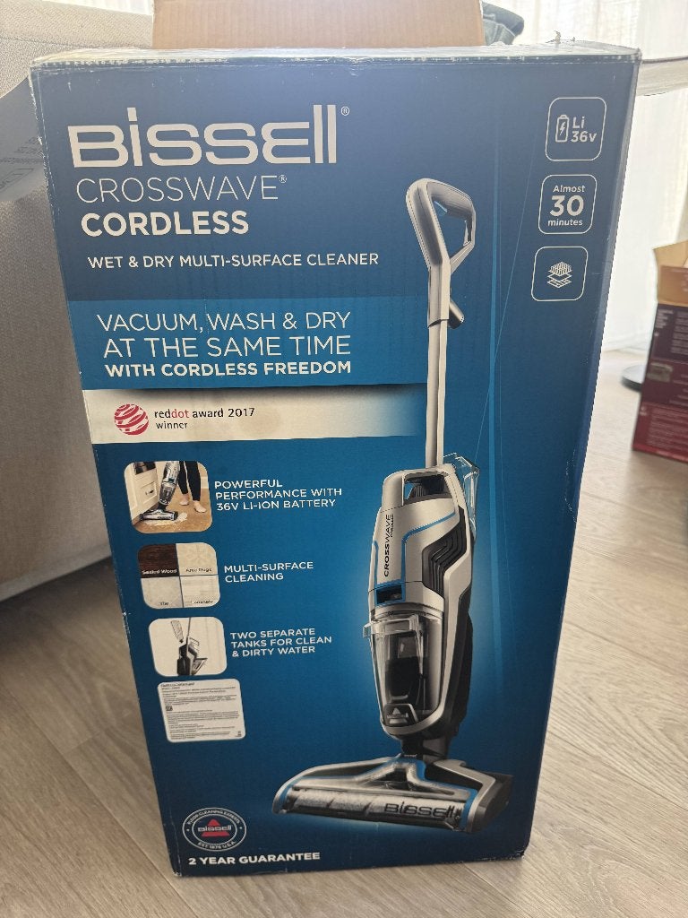 Bissell CrossWave Cordless – zo goed als nieuw + extra’s, Witgoed en Apparatuur, Overige merken, Inclusief accessoires, Zo goed als nieuw