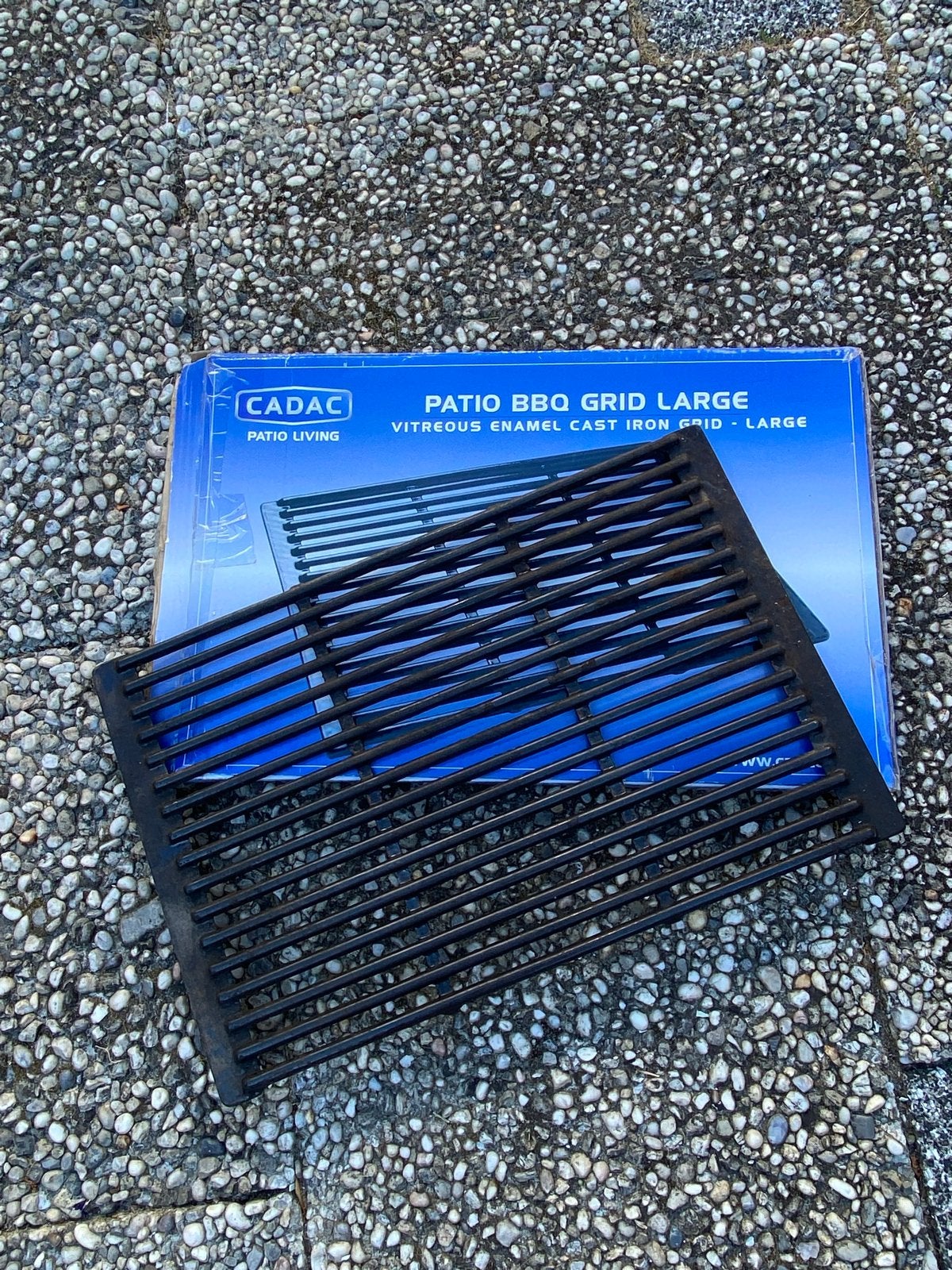 Cadac Patio BBQ Rooster Large - Gietijzeren grillrooster, Ophalen of Verzenden, Zo goed als nieuw