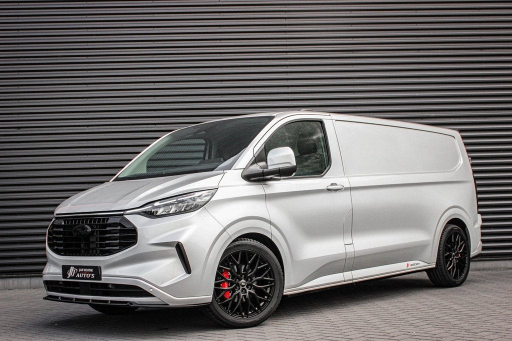 Ford TRANSIT CUSTOM 320 2.0 TDCI L2H1 Limited 170PK JB- EDIT, Auto's, Bestelauto's, 4 cilinders, 2500 kg, Leder, Diesel