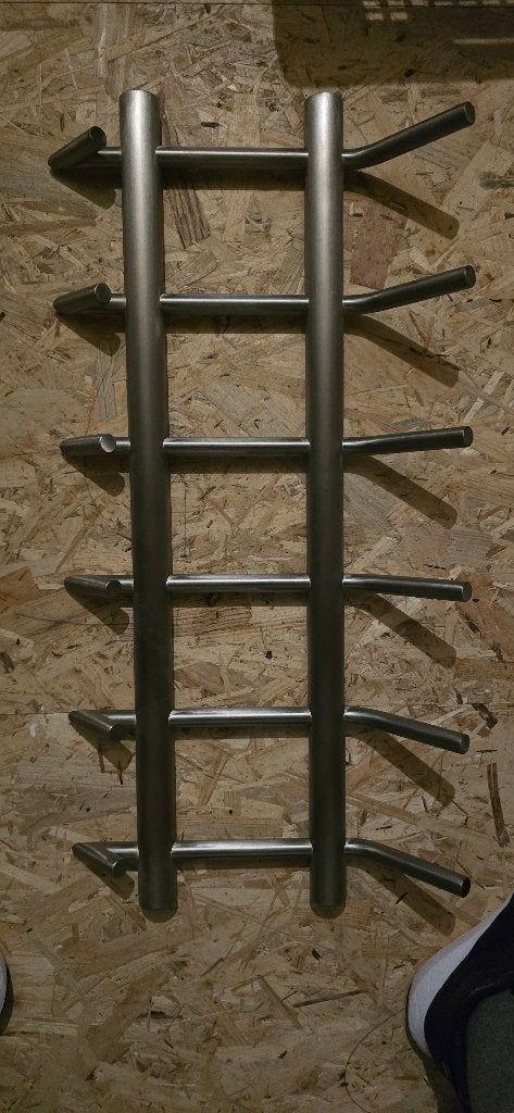Metalen Kapstok Wandmodel Industrieel, Zo goed als nieuw, Minder dan 100 cm, Metaal, Ophalen