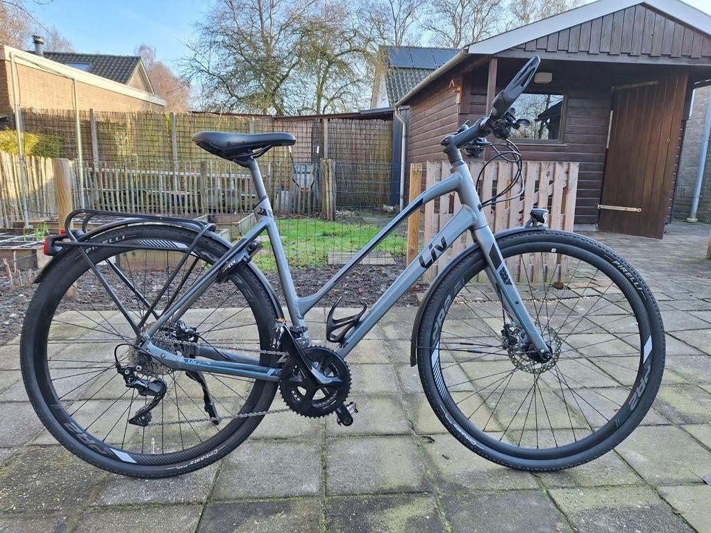 Liv Lissom SLR 1 Gray Aqua, maat L, Fietsen en Brommers, Fietsen | Dames | Sportfietsen en Toerfietsen, Ophalen, 28 inch, Gebruikt