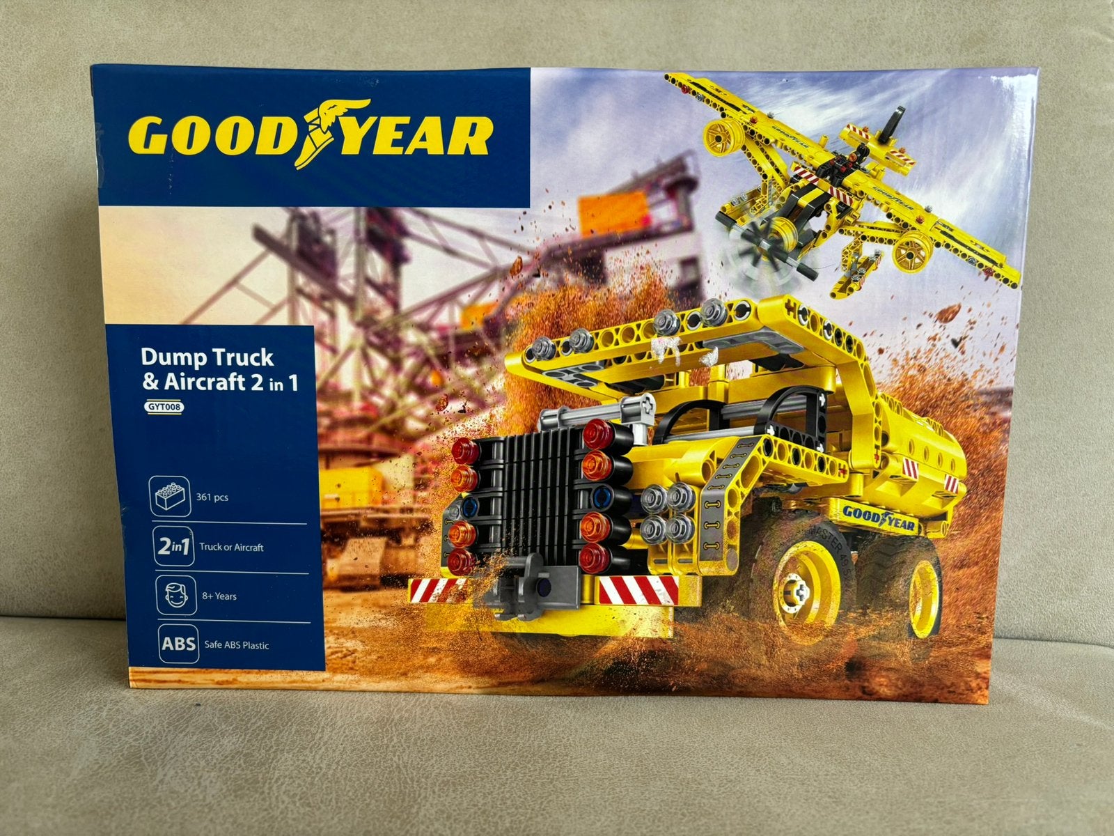 Nieuw: Goodyear 2-in-1 Technic Set (361 pcs) Lego Compatibel, Nieuw, Technic, Complete set, Compleet