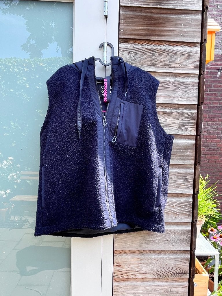 Cecil wollen gilet, bodywarmer donkerblauw XL, Kleding | Dames, Bodywarmers, Maat 46/48 (XL) of groter, Ophalen of Verzenden, Zo goed als nieuw