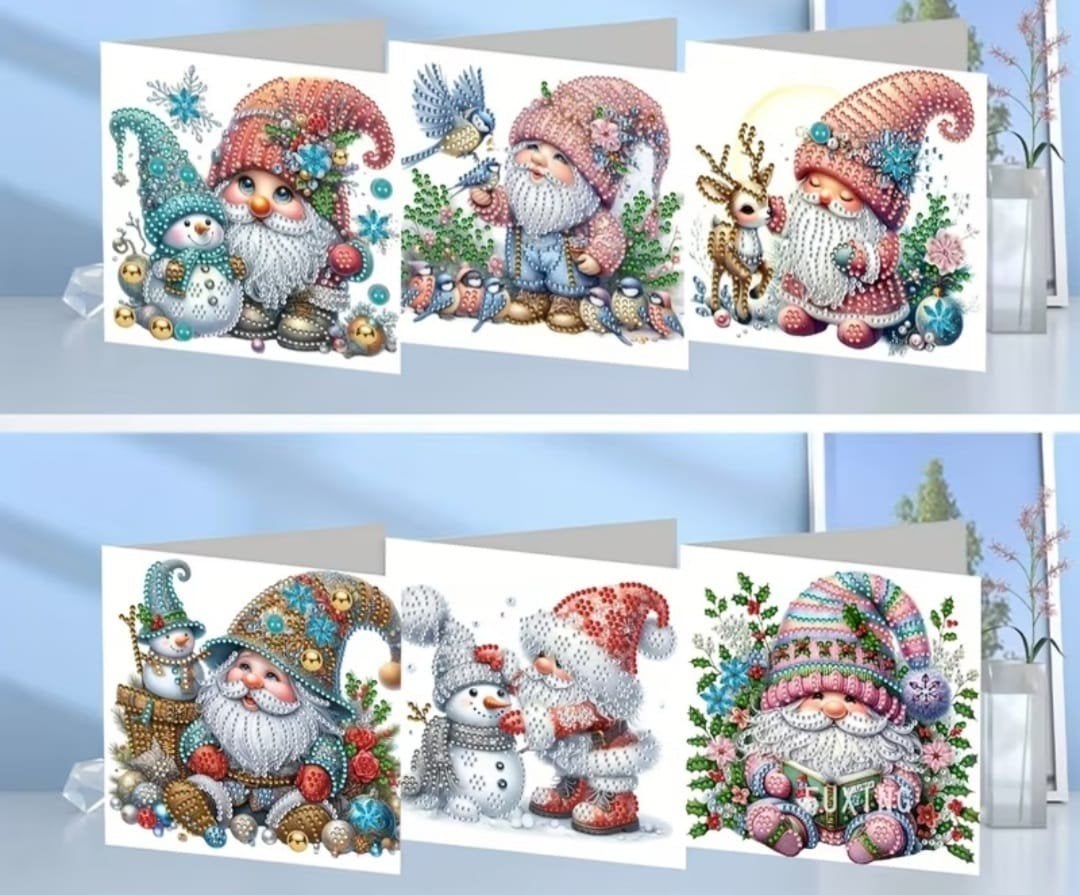 Diamond painting kerstkaarten, Ophalen of Verzenden, Nieuw, Kerst, Overige typen