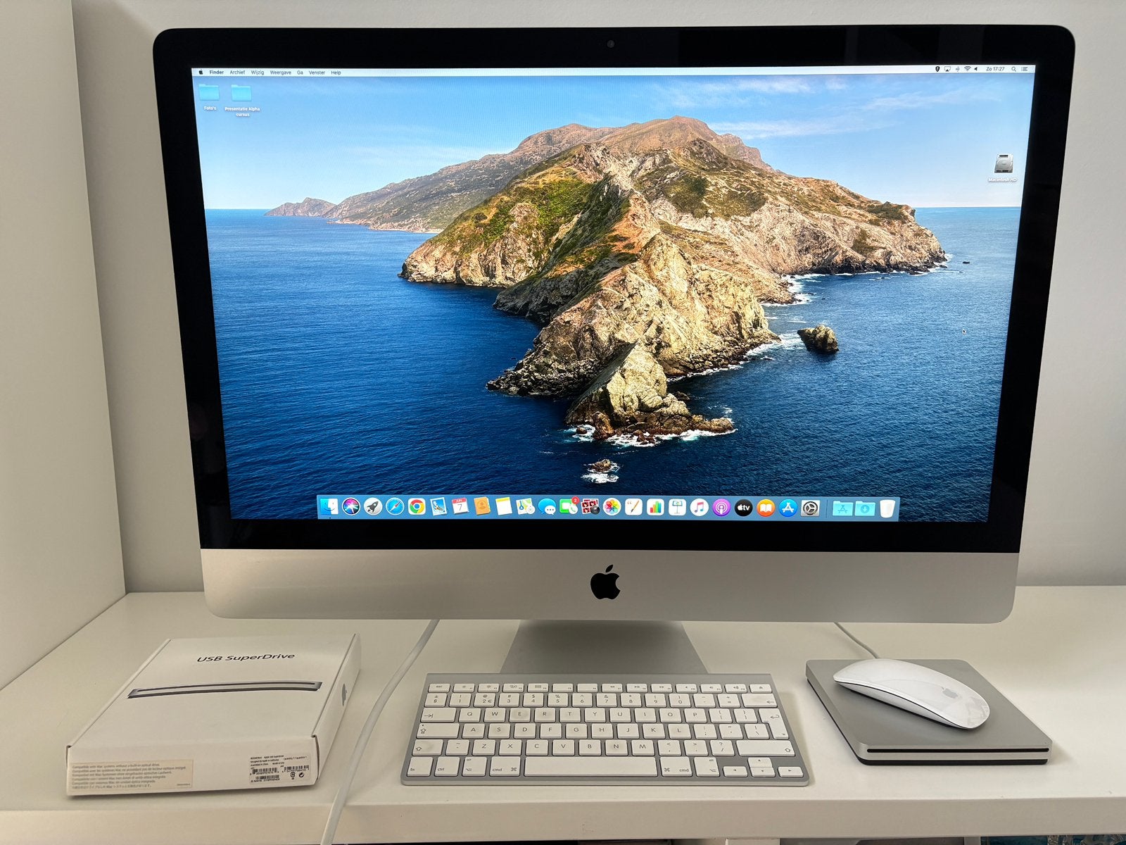 Apple iMac (27-inch, Late 2013) - 3.2 GHz i5, 8GB RAM, Computers en Software, Apple Desktops, Zo goed als nieuw, iMac, HDD, 3 tot 4 Ghz