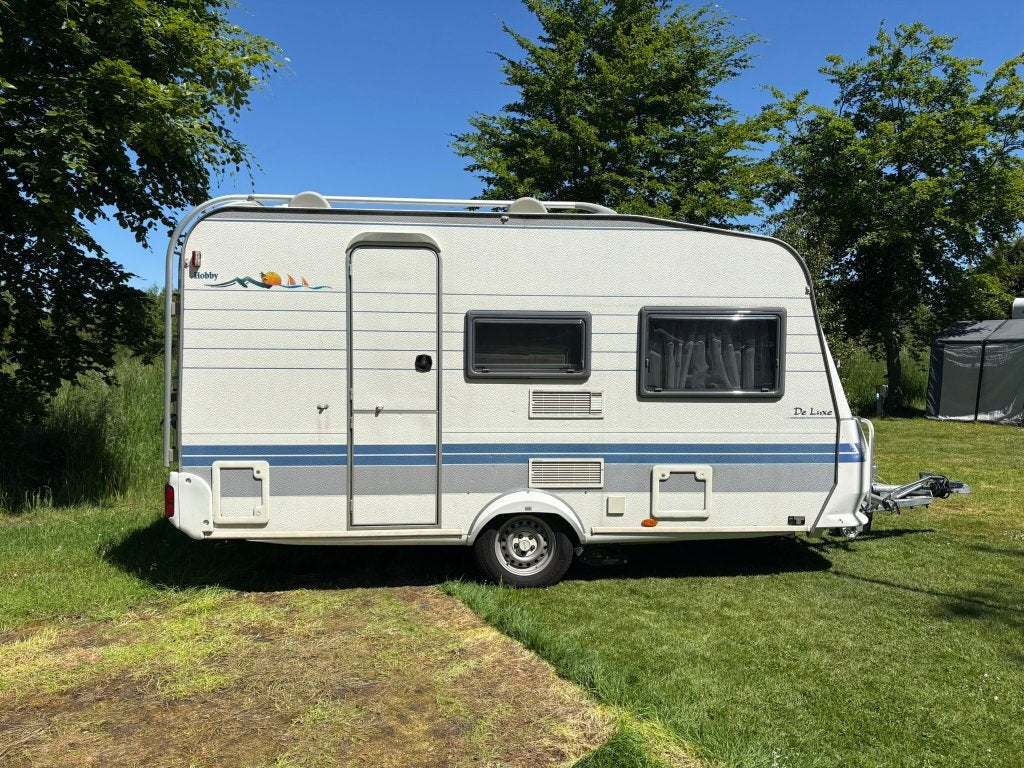Hobby de luxe easy voortent luifel mover compleet met inboed, Standaardzit, 750 - 1000 kg, Particulier, Tot en met 4