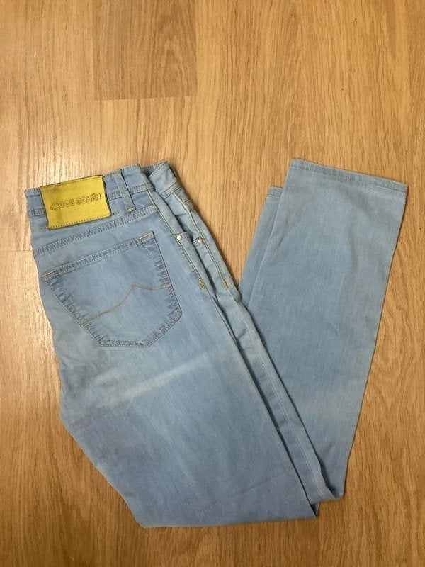 Jacob Cöhen Style Nick Slim (J622) jeans- 32 - LightBlue, Kleding | Heren, Spijkerbroeken en Jeans, Blauw, Ophalen of Verzenden