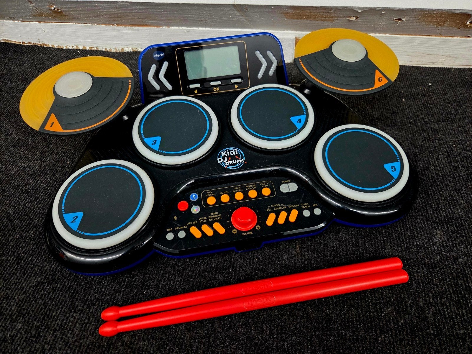 VTech Kidi DJ Drums - Elektronisch drumstel voor kinderen, Ophalen of Verzenden, Zo goed als nieuw, Jongen of Meisje