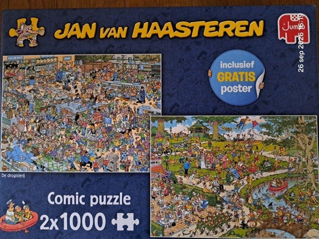 Jan van Haasteren puzzels, Ophalen of Verzenden, 500 t/m 1500 stukjes, Zo goed als nieuw, Legpuzzel