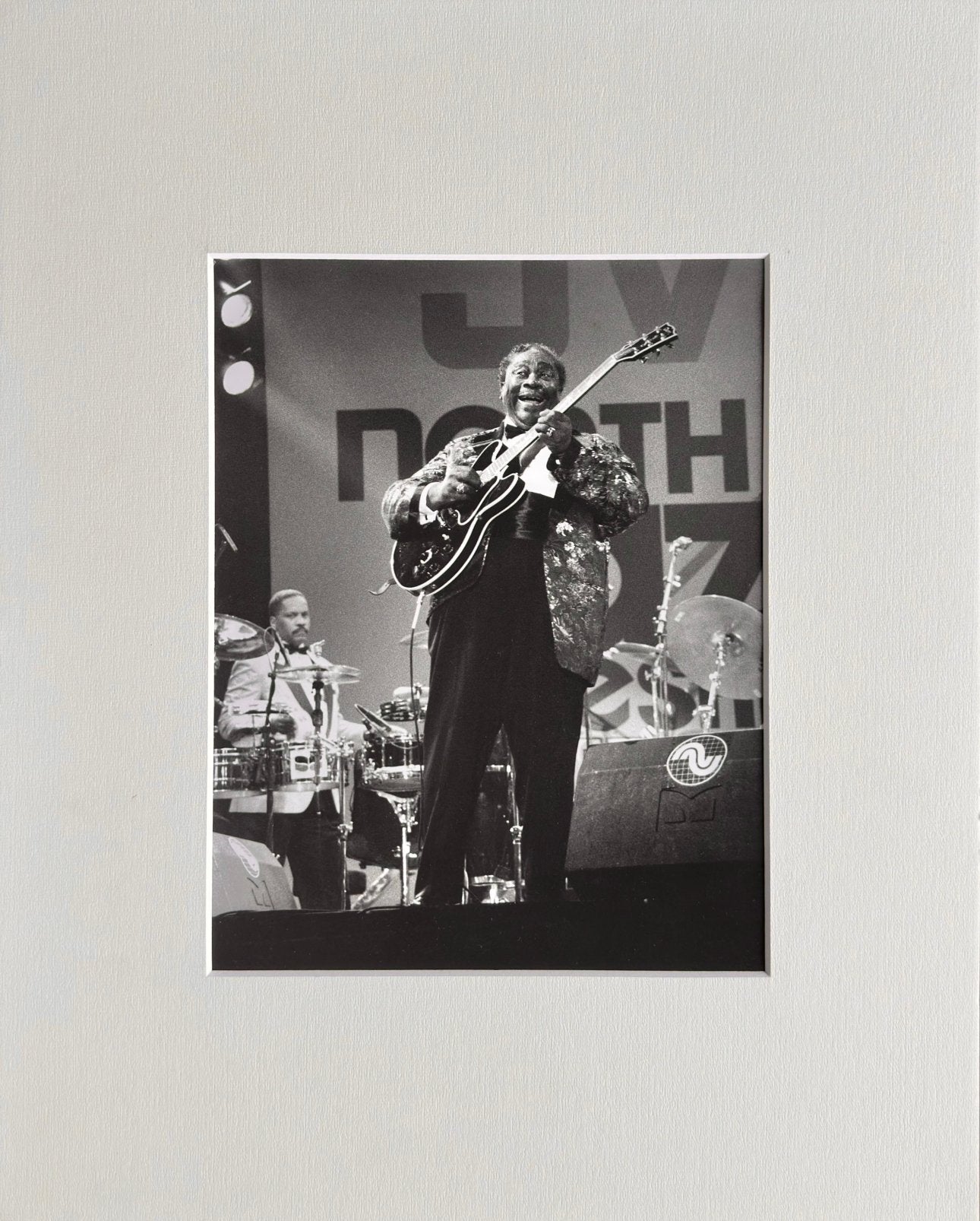 Originele foto B.B. King, Ophalen, 1980 tot heden, Foto, Zo goed als nieuw