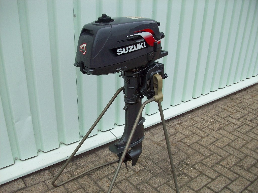 Buitenboordmotor Suzuki 4 pk & Zodiac  Rubberboot, Watersport en Boten, Buiten- en Binnenboordmotoren, Ophalen, Gebruikt, Minder dan 5 pk