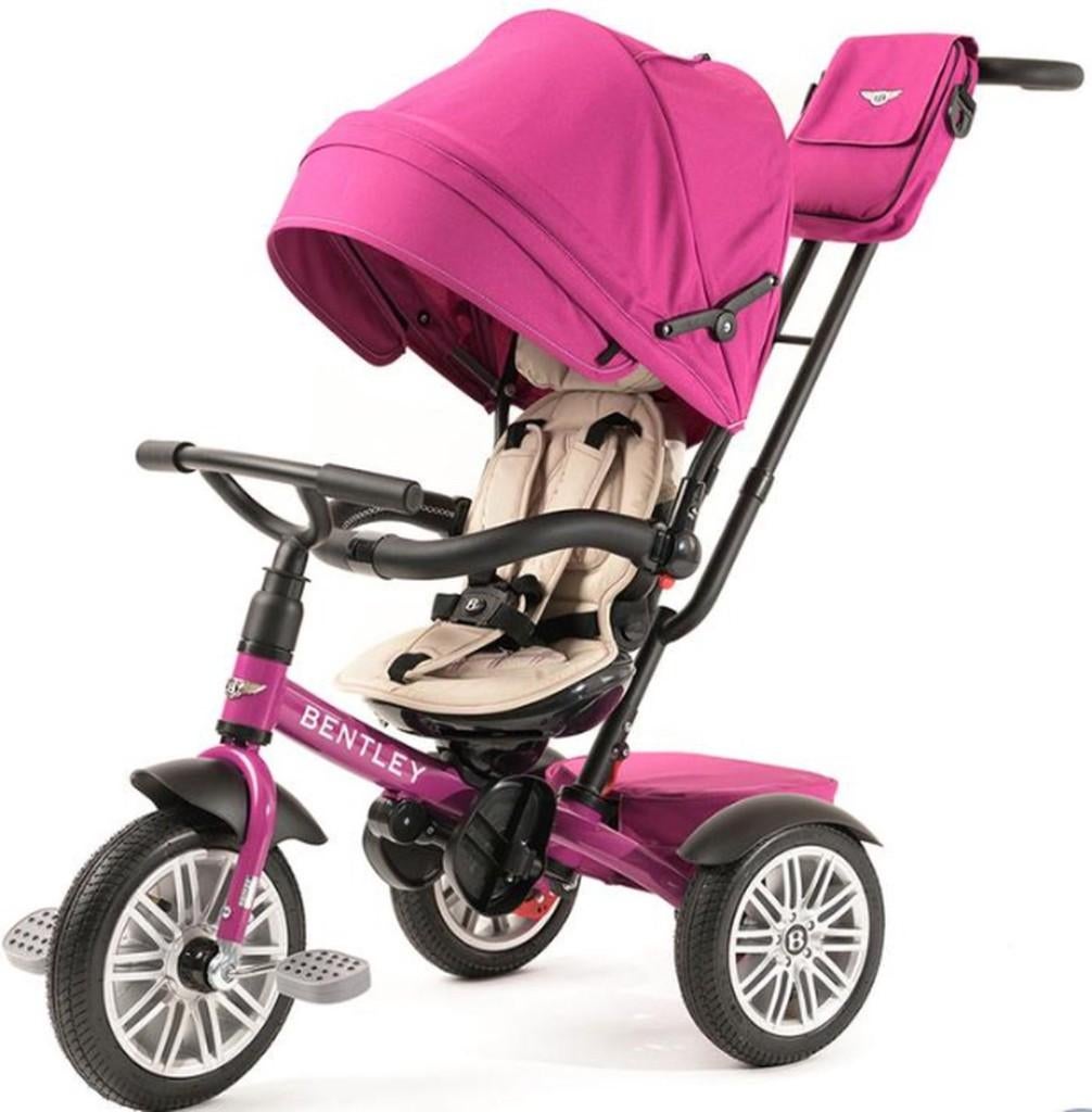 Bentley Tricycle Roze, Ophalen, Terugtraprem, Gebruikt, Verstelbare zitting