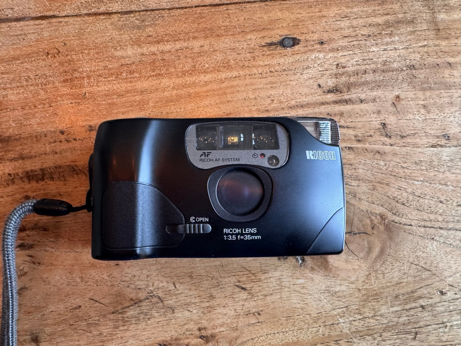 Ricoh FF-9s Compact Camera - Werkend, Ophalen of Verzenden, Gebruikt, Compact, Overige Merken