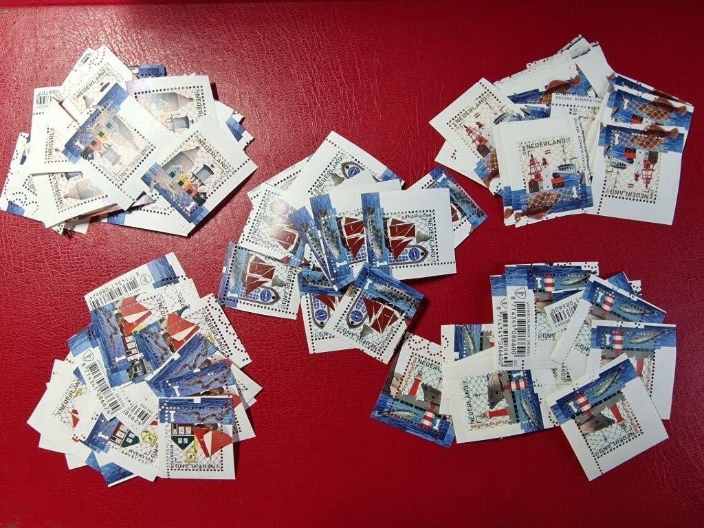 100x Tarief 1 nominaal frankeergeldig €140,-. Kleinformaat., Ophalen of Verzenden, Na 1940, Postfris