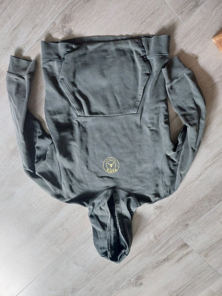 Paris Saint Germain trui donkergroen S, Ophalen, Gedragen, Nike Air Jordan, Groen