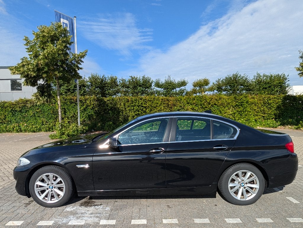 BMW 5-Serie 520i 184pk Aut. 2012 Zwart, Euro 5, Zwart, 4 cilinders, Zwart