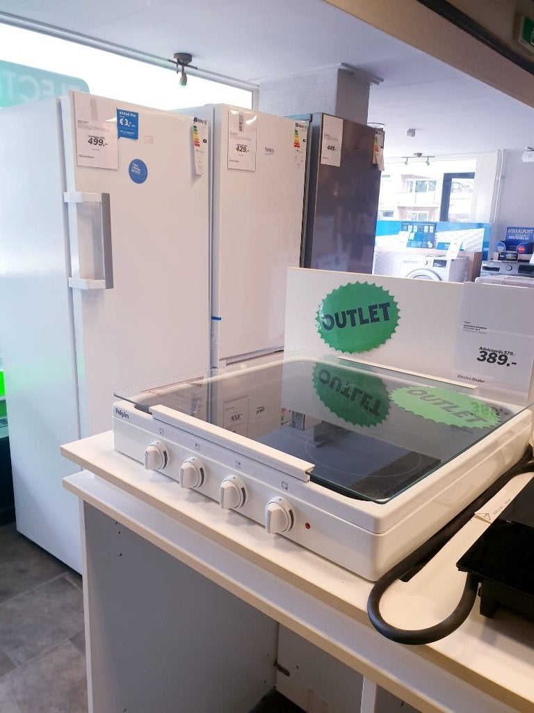 keramische kookplaat Pelgrim Nieuw Outlet, Ophalen, Keramisch, 4 kookzones, Zo goed als nieuw