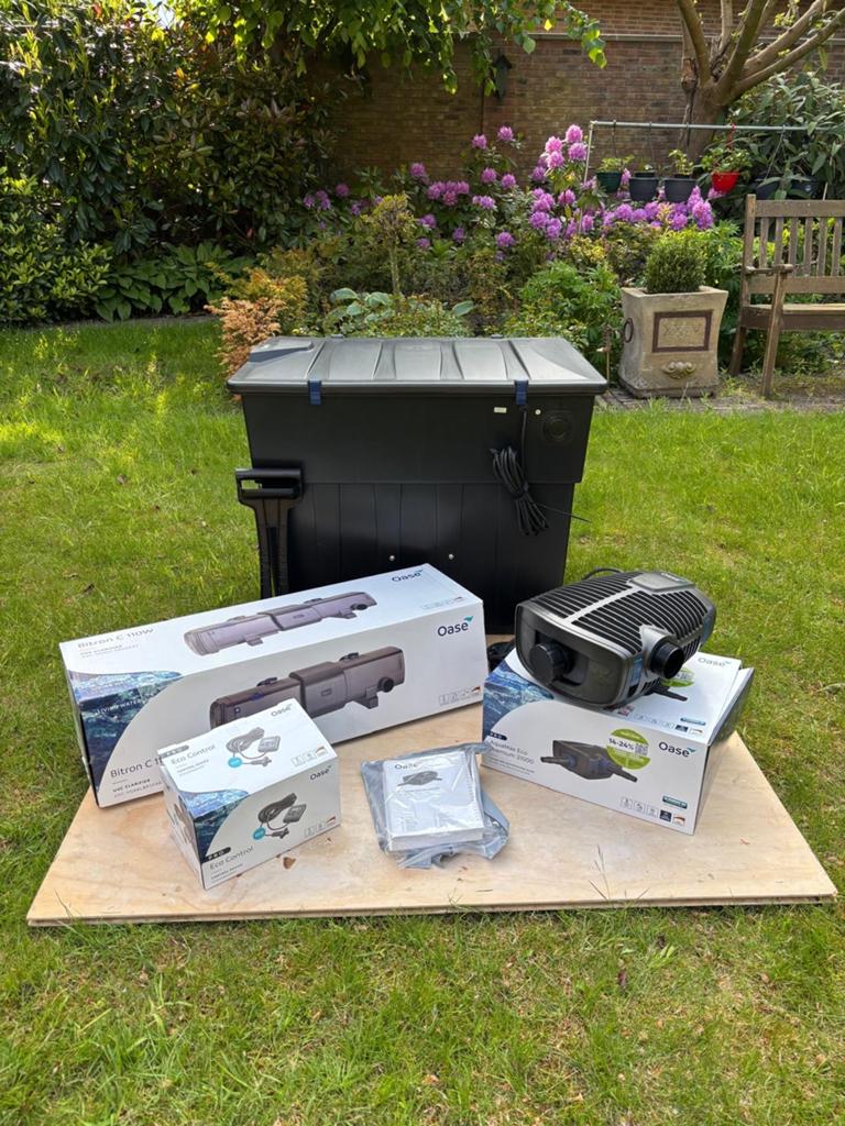 Oase BioTec ScreenMatic² 90000 Vijverfilter Set, Ophalen, Zo goed als nieuw