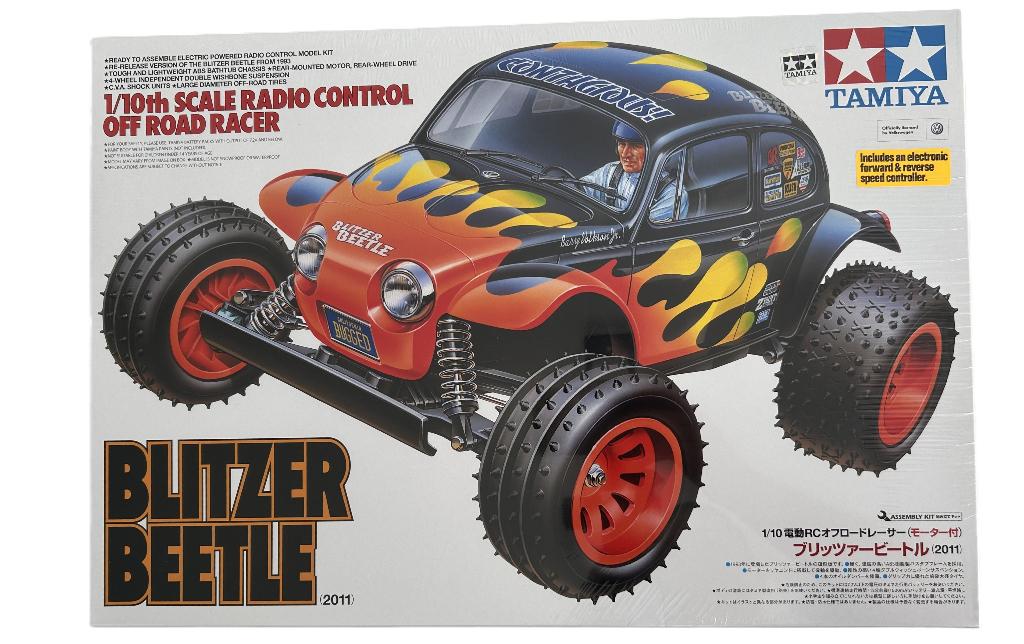 Tamiya 58502 1/10 RC Blitzer Beetle 2011 kit, Elektro, Auto offroad, Nieuw, Ophalen of Verzenden