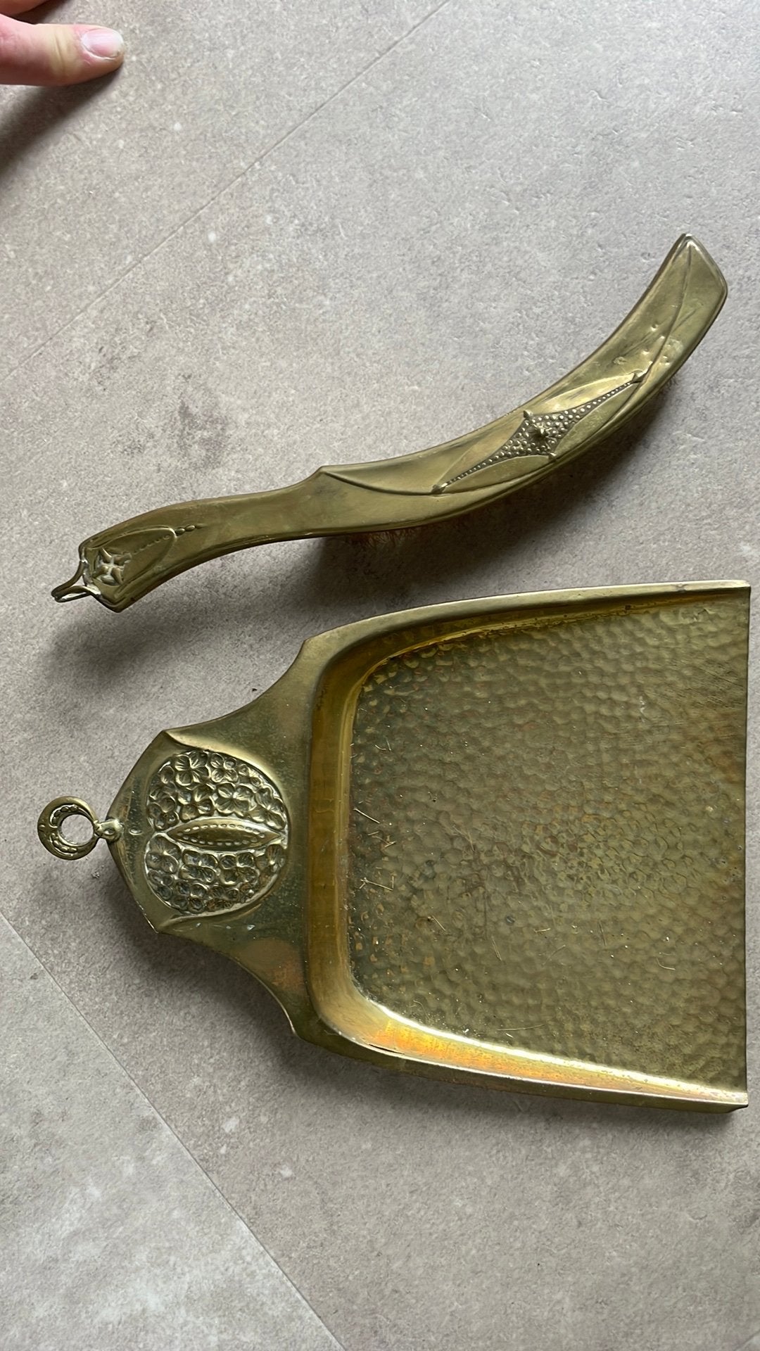 Mooie messing tafel veger, Ophalen of Verzenden
