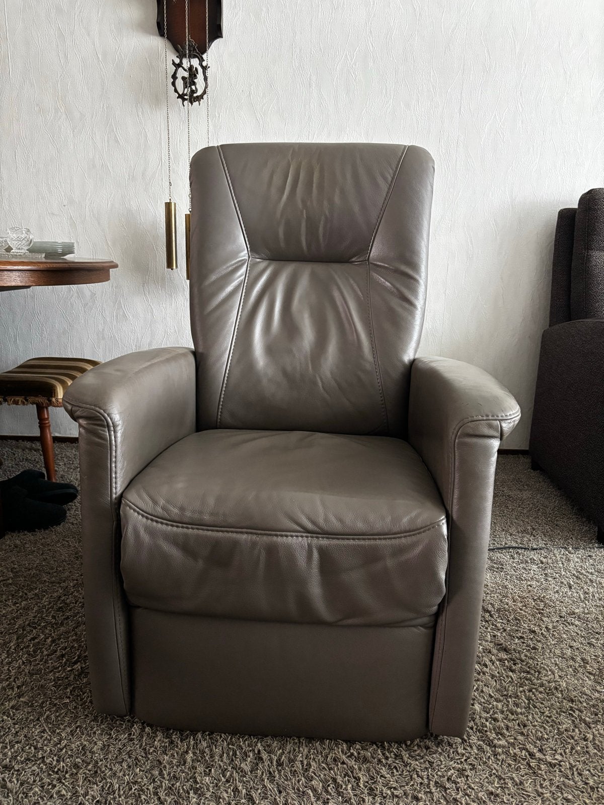 Sta op stoel, Huis en Inrichting, Stoelen, Ophalen, Gebruikt, Overige kleuren, Leer
