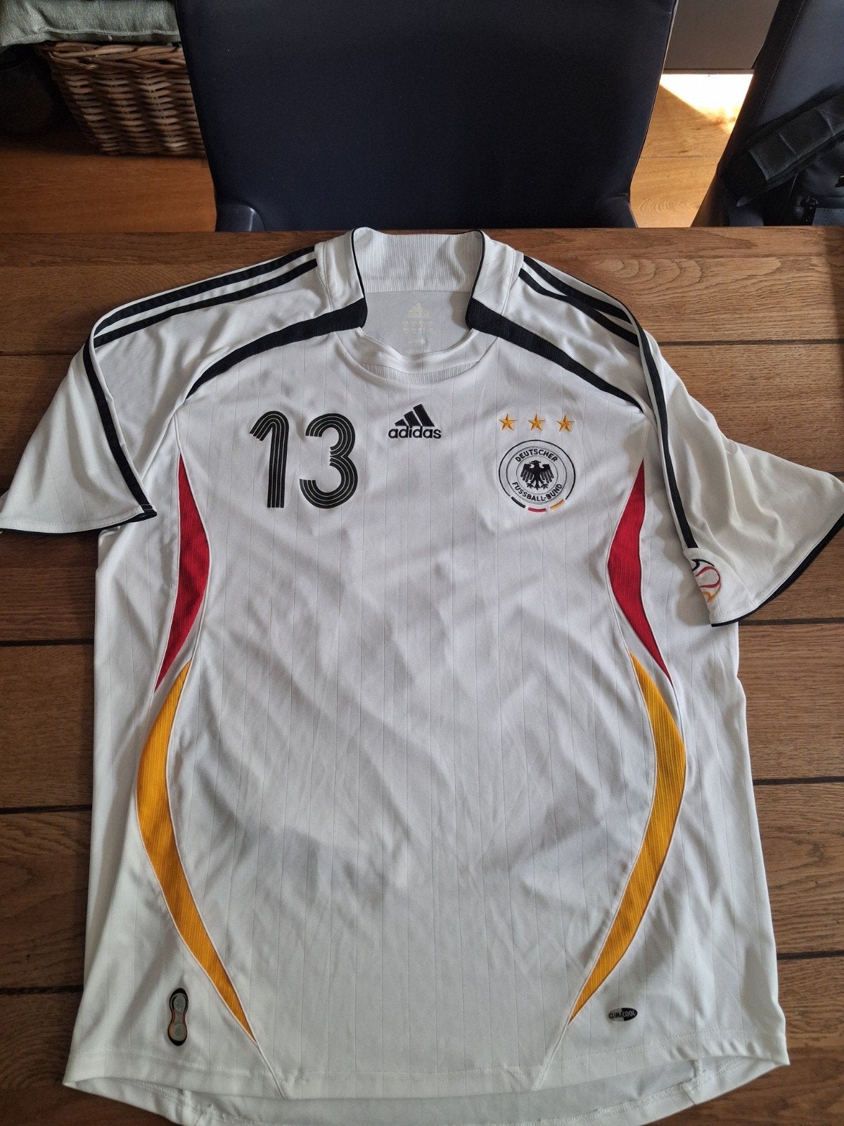 Duitsland shirt voetbal Michael Ballack wk 2006 xl, Ophalen of Verzenden, Zo goed als nieuw, Maat 56/58 (XL), Voetbal