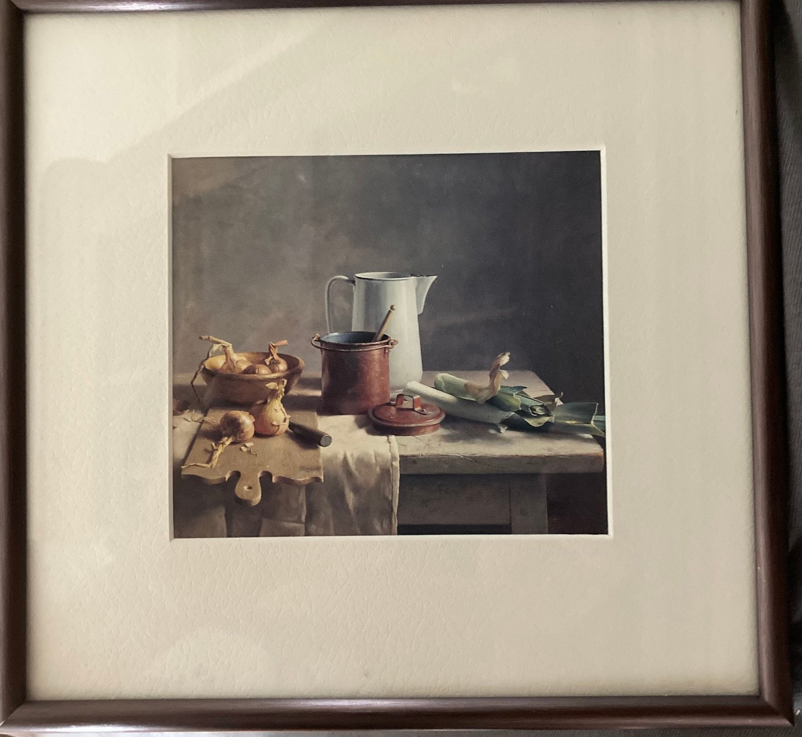 Groentestilleven (1984), Henk Helmantel., Antiek en Kunst, Kunst | Schilderijen | Klassiek, Ophalen of Verzenden