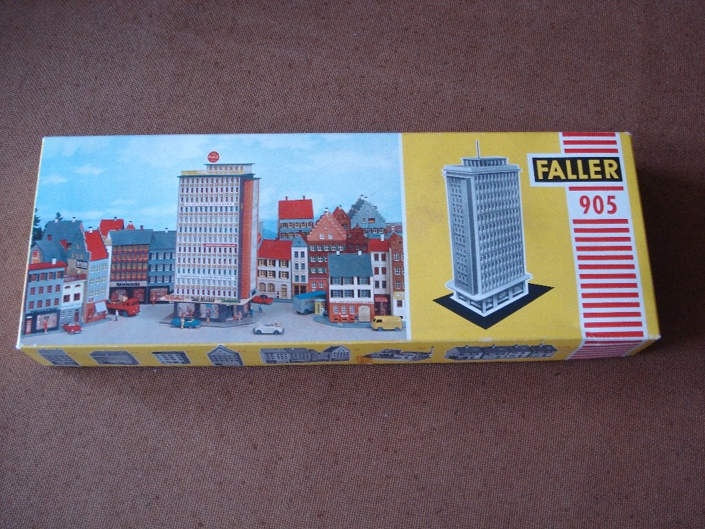 Faller 905 Torenflat Flatgebouw bouwdoos B 905, Overige merken, Gebruikt, Verzenden, Gelijkstroom of Wisselstroom