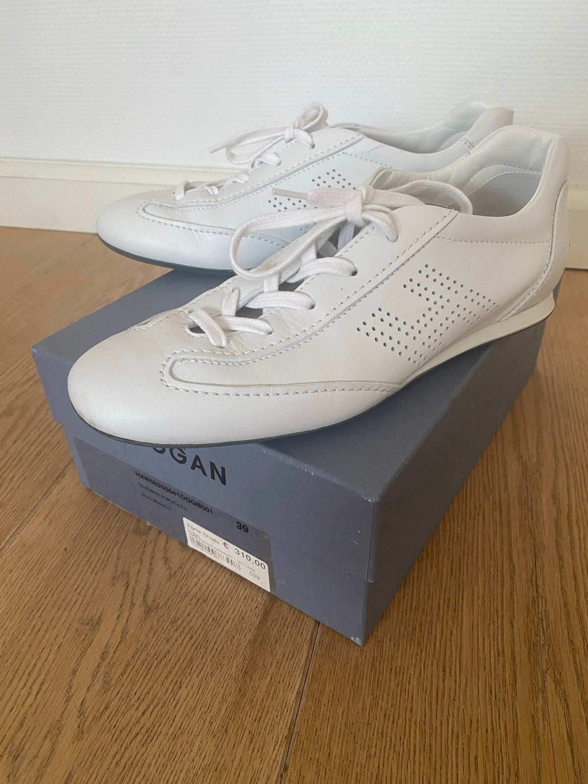 Hogan Olympia H Bucata Dames Sneakers Maat 39 Wit, Kleding | Dames, Verzenden, Zo goed als nieuw, Wit, Sneakers of Gympen