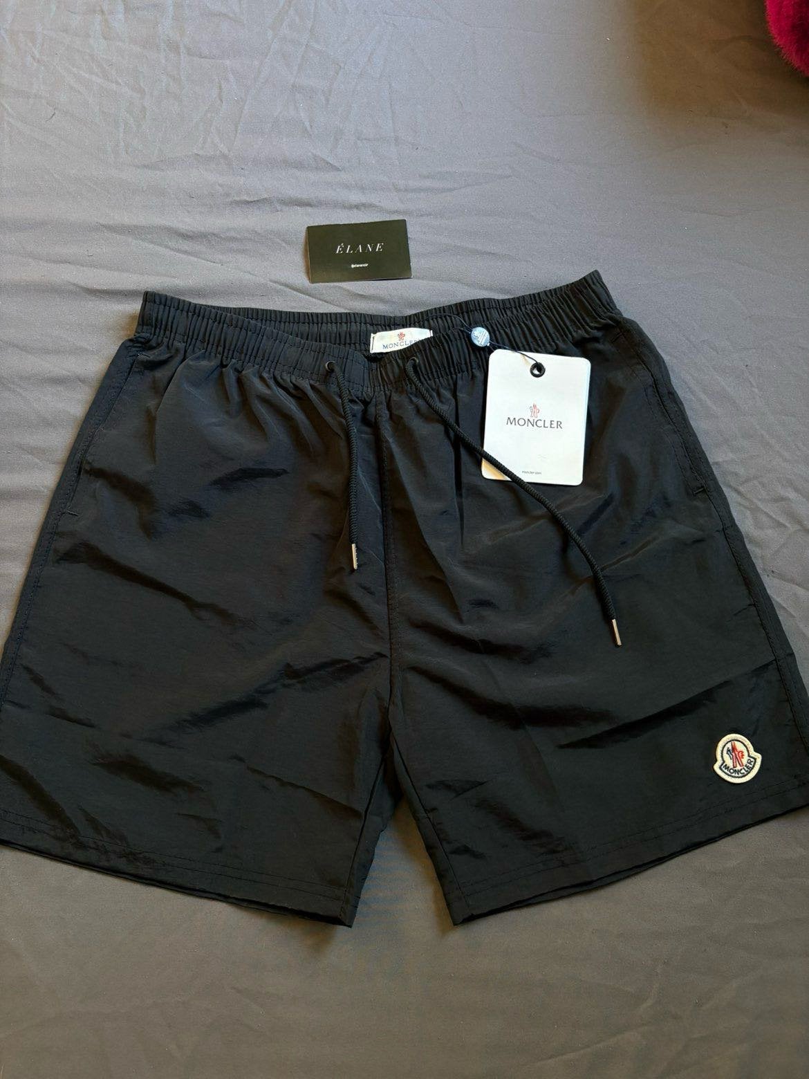 Moncler waterafsttotende zwem(broek), Verzenden, Overige maten, Zwart