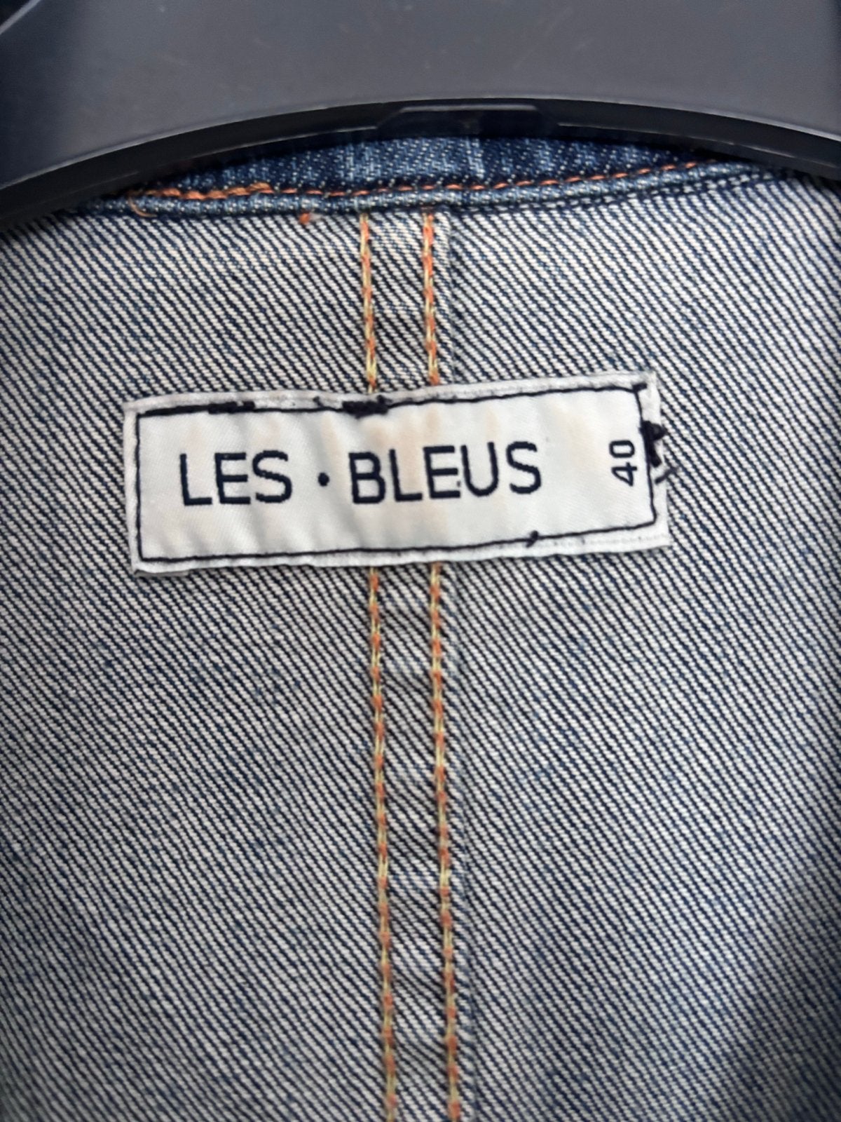 Les Bleus spijkerjasje maat 38/ 40, Maat 38/40 (M), Blauw, Ophalen of Verzenden, Jasje