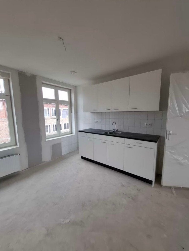keuken, Huis en Inrichting, Keuken | Complete keukens, Ophalen, Wit, Enkelwandige keuken, Zo goed als nieuw