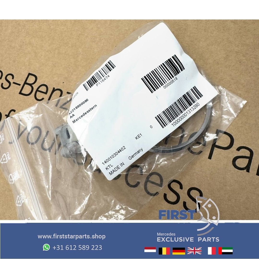 Mercedes STAANDE STER CHROOM motorkap logo embleem METAAL AM, Gebruikt, -, Ophalen of Verzenden, -