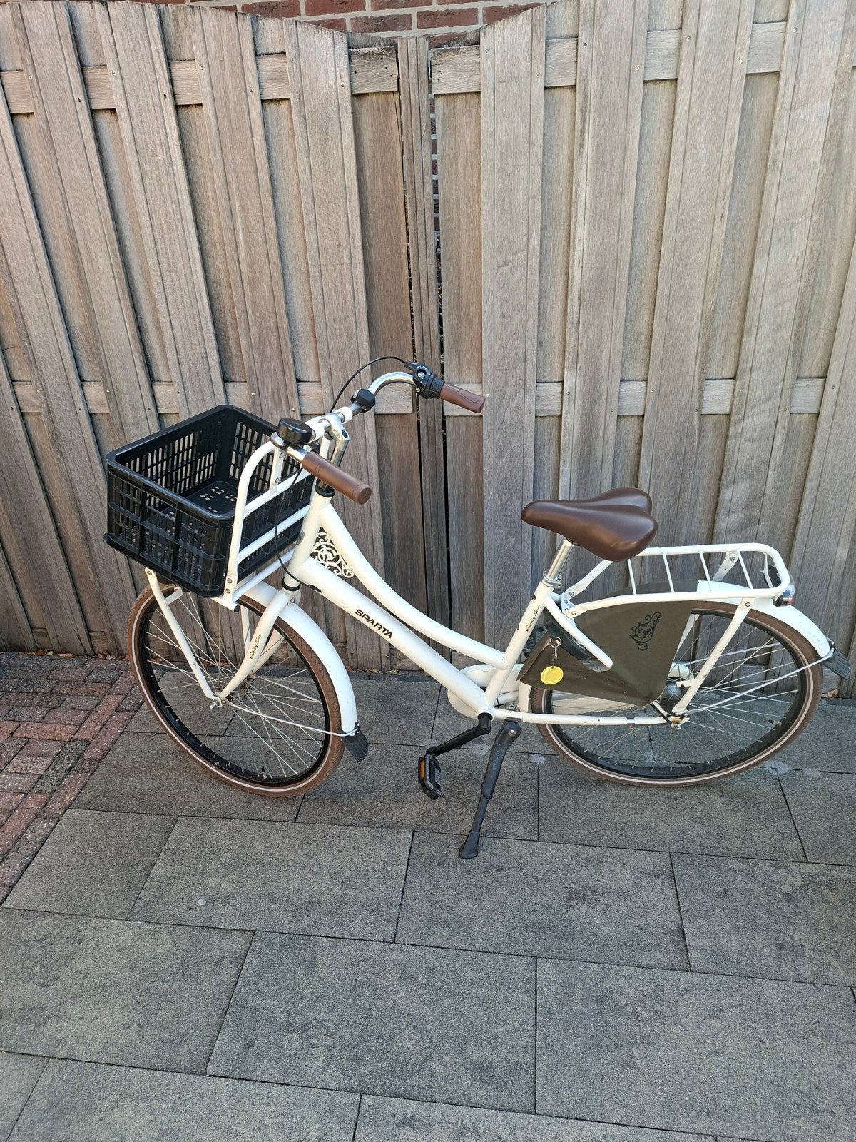 Sparta meisjesfiets met mandje -, Terugtraprem, Sparta, Gebruikt, Ophalen