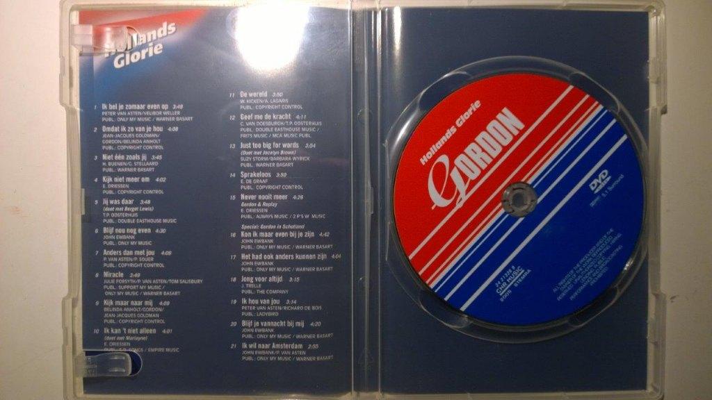 Gordon - Hollands Glorie (DVD), Alle leeftijden, Ophalen of Verzenden, Zo goed als nieuw, Muziek en Concerten